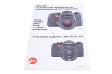   CAMERA  ACCESSORIES FOR LEICA R4 ORIGINAL PRODUCT GUIDE BROCHURE GERMAN 123