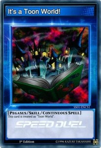 It's a Toon World! - SS01-ENCS1 - Common - 1st Edition x3 - Near Mint