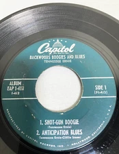 Tennessee Ernie Ford: Backwoods Boogies And Blues 45 RPM 7" EP 1953 EAP 1-413 G+