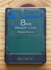 Official Sony PlayStation 2 PS2 Memory Card OEM SCPH-10020 Magic Gate 8MB Blue