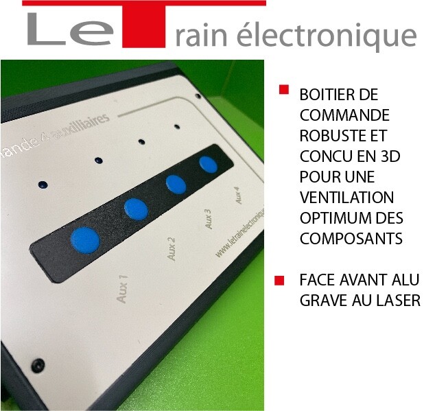 Transformateur secteur train miniature et commande d'accessoires de modélisme