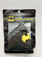 2-Pack BATMAN Adult Fashion Cloth Face Cover Masks - Washable Reusable