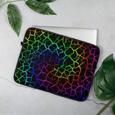 Rainbow Through the Cracks Laptop Sleeve