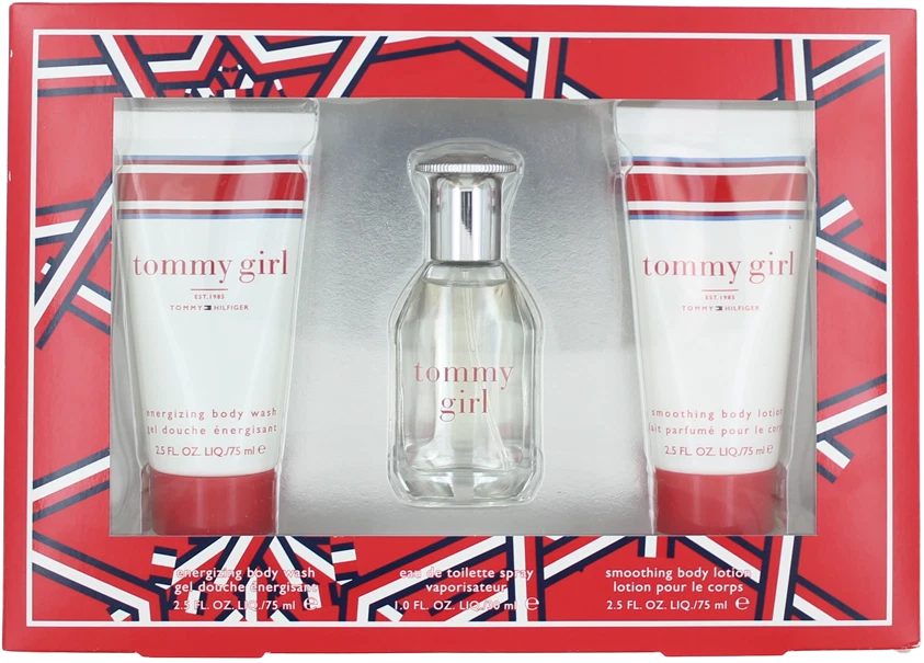 Tommy Girl By Tommy Hilfiger For Women Set: EDT+Body Lotion+Shower Gel New