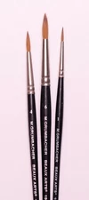 NEW! Grumbacher Beaux-Arts Artist Brush Set Sizes 1,4,6 ONLY  $75.