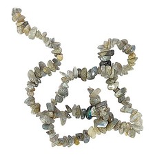 Natural Chips Labradorite Stone Beads Irregular For Jewelry Making 16in