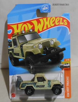 HOT WHEELS HW HOT TRUCKS SERIES '67 JEEPSTER COMMANDO IN TAN #2/10 OR #94/250