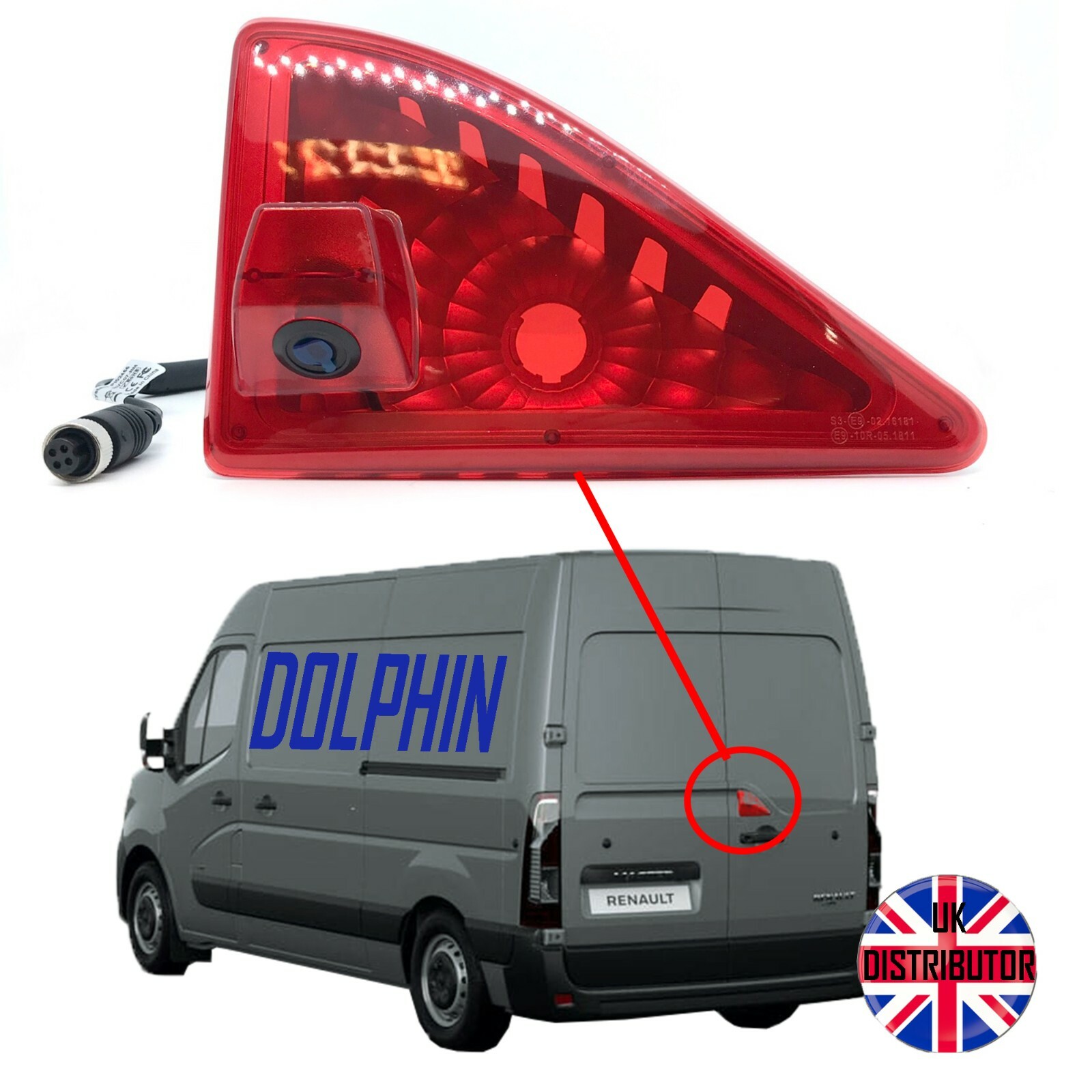Nissan NV400 Van Reversing Camera Integrated With Brake Light (2010 - 2023)