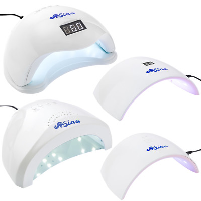 SINA LED UV Gel Lichthärtungsgerät Nail Art Lampe 24-48W Nagel Trockner Timer