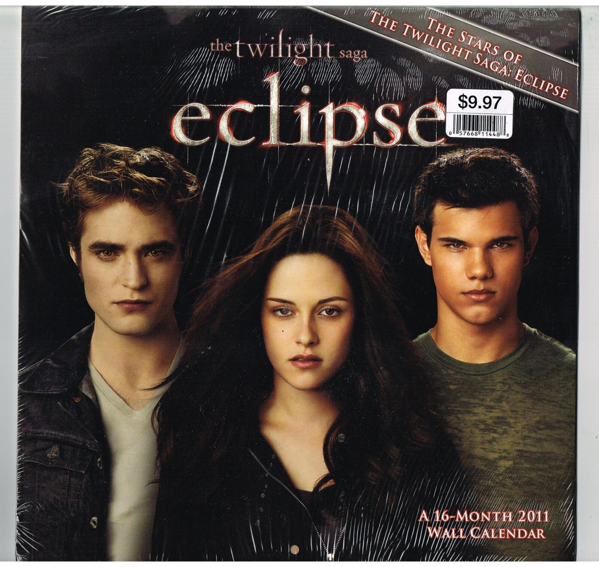 Eclipse The Twilight Saga - 2011 - Wall Calendar 16 Month