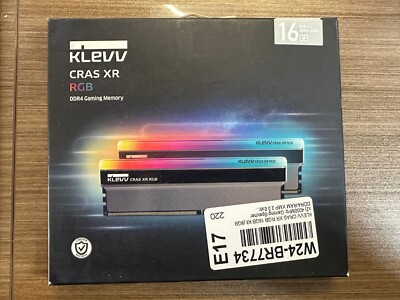 KLEVV CRAS XR RGB DDR4-RAM   16GB (2x8GB), 4000 MHz, XMP 2.0, NEU OVP