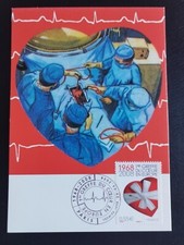 Carte Premier Jour 2008 Timbre Greffe Du Cœur Paris N° 4179 FDC