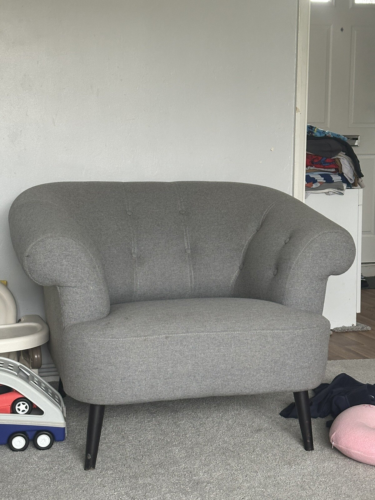 Grey Armchair eBay