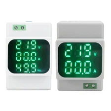 AC60-500V 1-100A Din Voltmeter Ammeter Hertz Meter LED Digital Multimeter