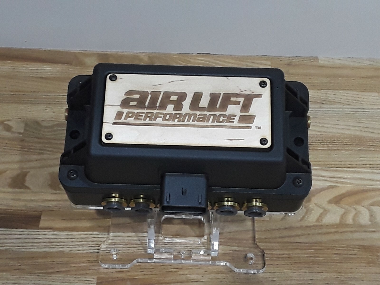 Acrylic Air Lift Valve Block Mount Bracket Manifold Pedestal. Bolt