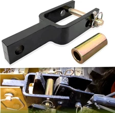 Versatile Quick Hitch Adapter with Adapter Sleeve Used to Adjust Top Link Bracke