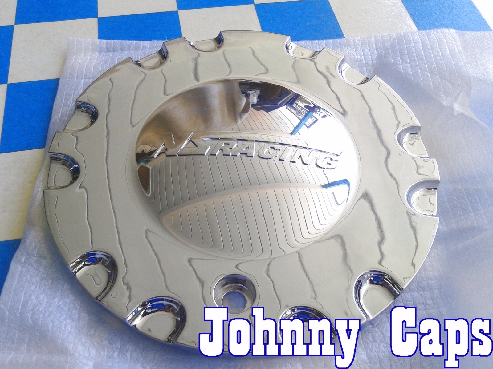 NS RACING Wheels [31] Chrome Center Cap # C-093-1  Custom NEW Center Cap (1)