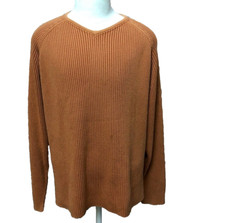 Tommy Bahama Vintage Men's Size XL Dyed Ink Wool & Cotton V-Neck Sweater