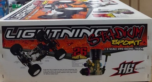 Vintage(Hot Bodies 66516)1/8 4WD Lightning Stadium Sport RTR.26 PullStartEngine - Picture 6 of 7