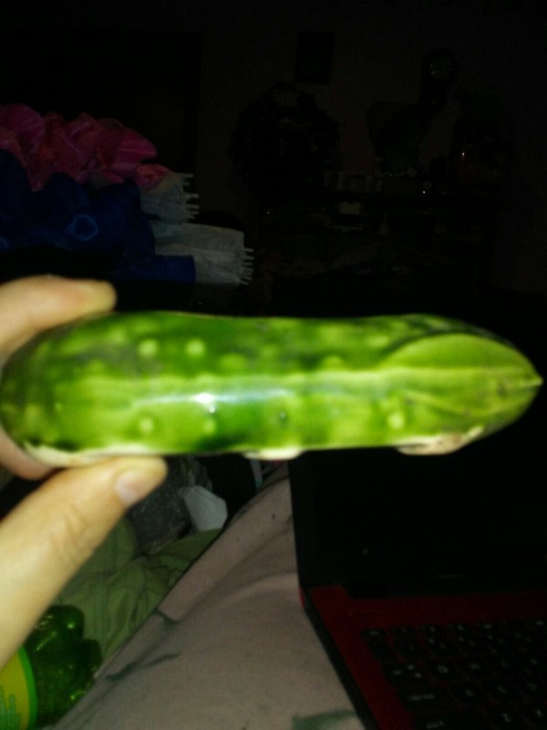Small Vintage Planters Shaped Like A Cucumber