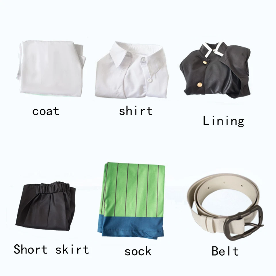 Kanroji Mitsuri 甘露寺蜜璃style Cosplay Costume Full KIDS/Adults demon slayer kimetsu - Image 2 of 4