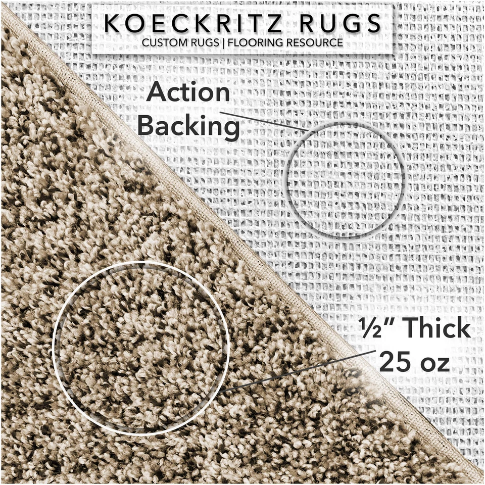 Tapete de Área Koeckritz Soft Frieze Multi Bege | Quartos, Sala de Estar ou Qualquer Cômodo - Imagem 4 de 4