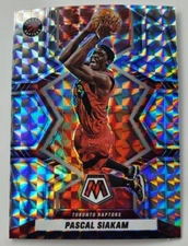2021-22 Panini Mosaic Pascal Siakam Toronto Raptors Silver Mosaic Prizm #63