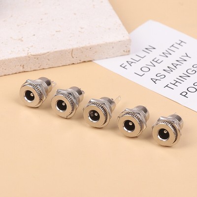 5Pcs/Set DC099 5.5 X 2.1MM DC Power Jack Socket Female Panel Mount Connector _r1