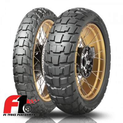 Coppia Gomme Moto Dunlop Trailmax Raid 90/90 R21 54T+130/80 R17