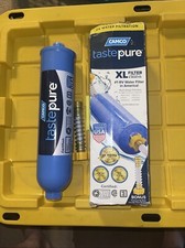 RV Water Filter & Hose Protector, GAC Filtration, Blue, 12.19"