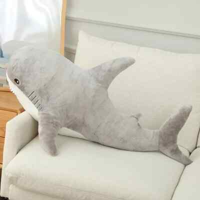 Ikea Blahaj  90-100CM Plush Pillow Soft Stuffed Cute Animal Toy Birthday Gift