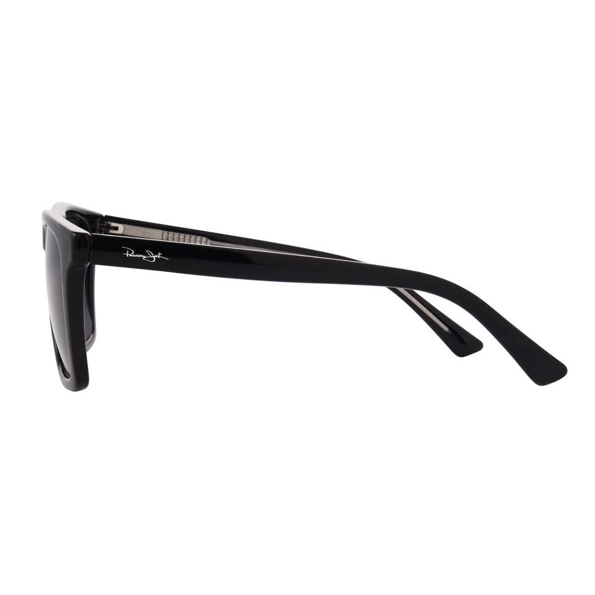 Panama Jack Premium Polarized Shiny Black Square Sunglasses  display picture 1