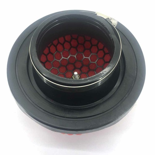 3" Universal Racing Air Filter 76mm Mushroom Head Car Filter Flow Air Intake Red - Picture 4 of 6