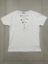 ReRock - Herren T-shirt (Größe S) Ausschnitt Weiss Party Shirt