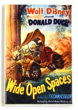 Wide Open Spaces FRIDGE MAGNET movie poster donald duck
