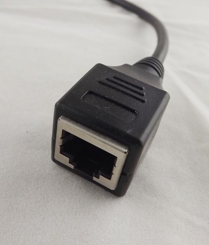RJ45 Male to Female Ethernet LAN Network Adapter Extension Cable Cord 30cm 1ft - 第 7/7 張圖片