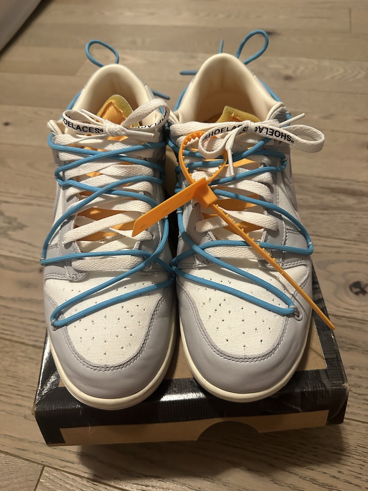 OFF WHITE X NIKE Taglia 11 Nike Dunk Low x bianco sporco lotto 02 di 50 2021