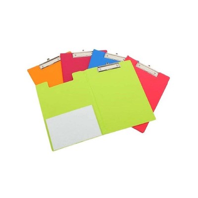 Pack of 10 Bantex Fruits A4 Clip Folder Strong Pvc Construction and Spring Clip