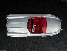 Cars mercedes benz 300 sl convertible classic Desk Mat Stitched
