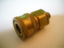 Used 1/8" Snap-Tite Valved Quick Disconnect Coupler Socket, BVHC-4-2M