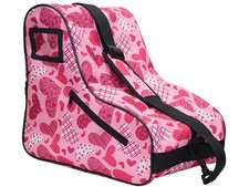 Epic Skates Limited Edition Roller Skate Bag, One Size Pink White Heart