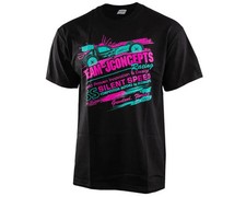 JCO5279L JCONCEPTS LARGE "RETRO" T-SHIRT: PINK/TEAL