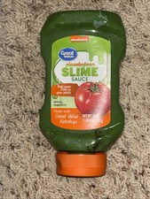 Nickelodeon Slime Sauce Green Ketchup Great Value Sealed Expired 2019