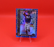 2025 Topps Holiday - Ceddanne Rafaela #H156 Holiday Blue Metallic Glitter