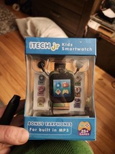 iTech Jr Kids Smartwatch. Earbuds  Smartwatch Set - Green Camo Print