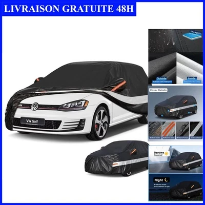 Housse de voiture Holthly pour VW Golf 4/5/6/7/8 100% étanche - Photo 1/4