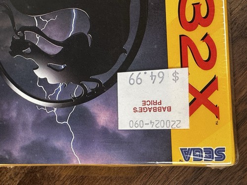Sega Genesis 32X MORTAL KOMBAT II 2 MK2 - Sigillato in fabbrica con cartellino - Foto 4 di 17
