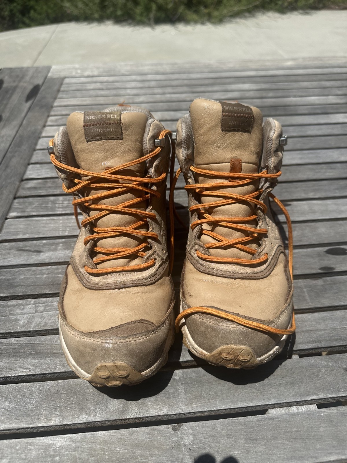 SAOLA Stivali da trekking Merrell Speed Solo Mid donna stringati punta tonda taglia 8