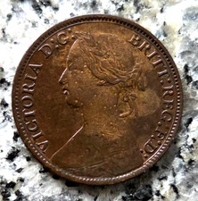 Großbritannien 1 Farthing 1866 Kursmünze, Victoria