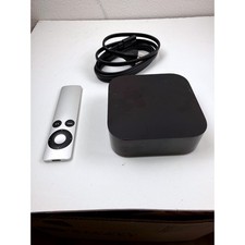 Apple TV 3rd Generation A1427 Black Streaming Media Player with Remote and Cable